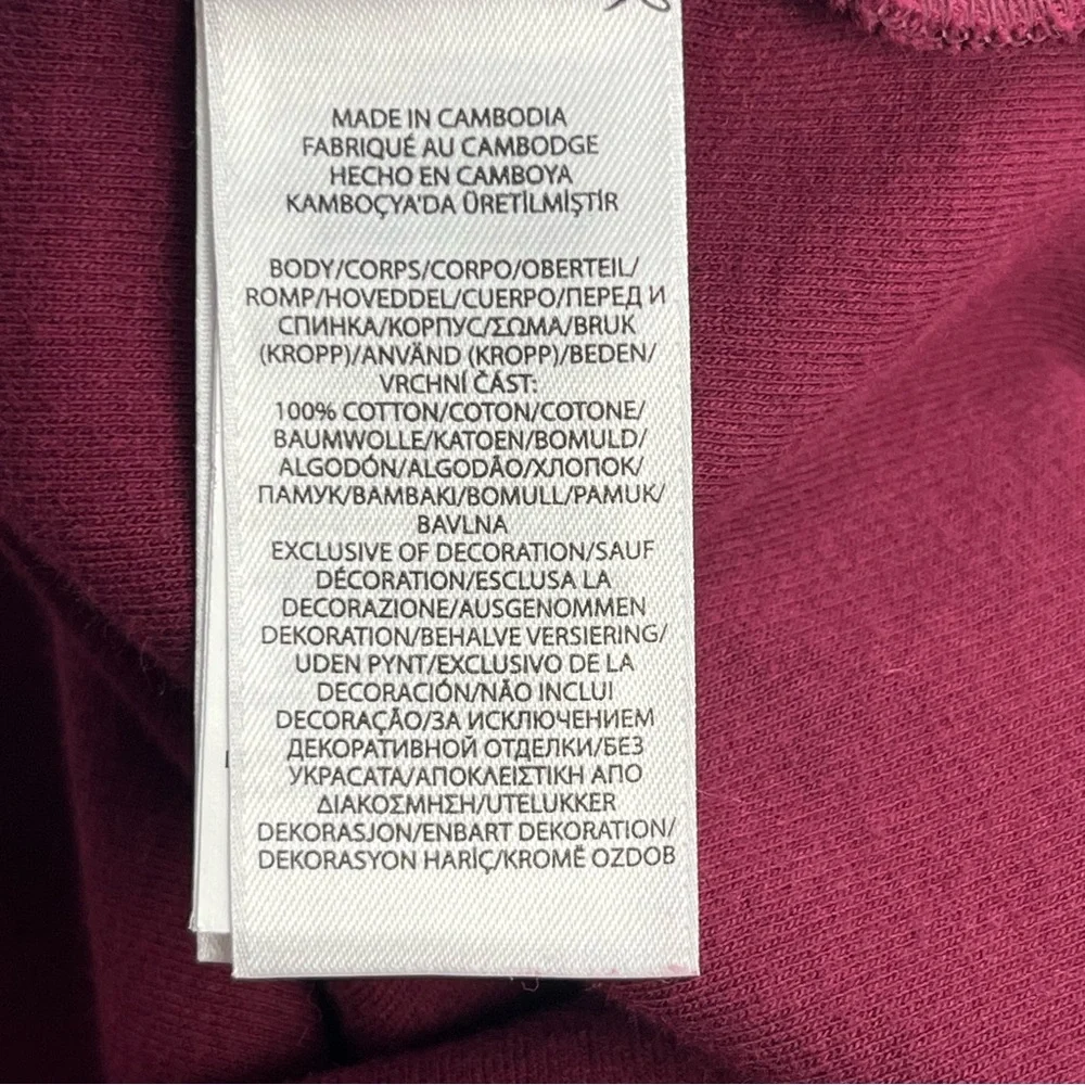Polo Ralph Lauren Burgundy Maroon Quarter Zip‎ Pullover Mens Size Large Cotton